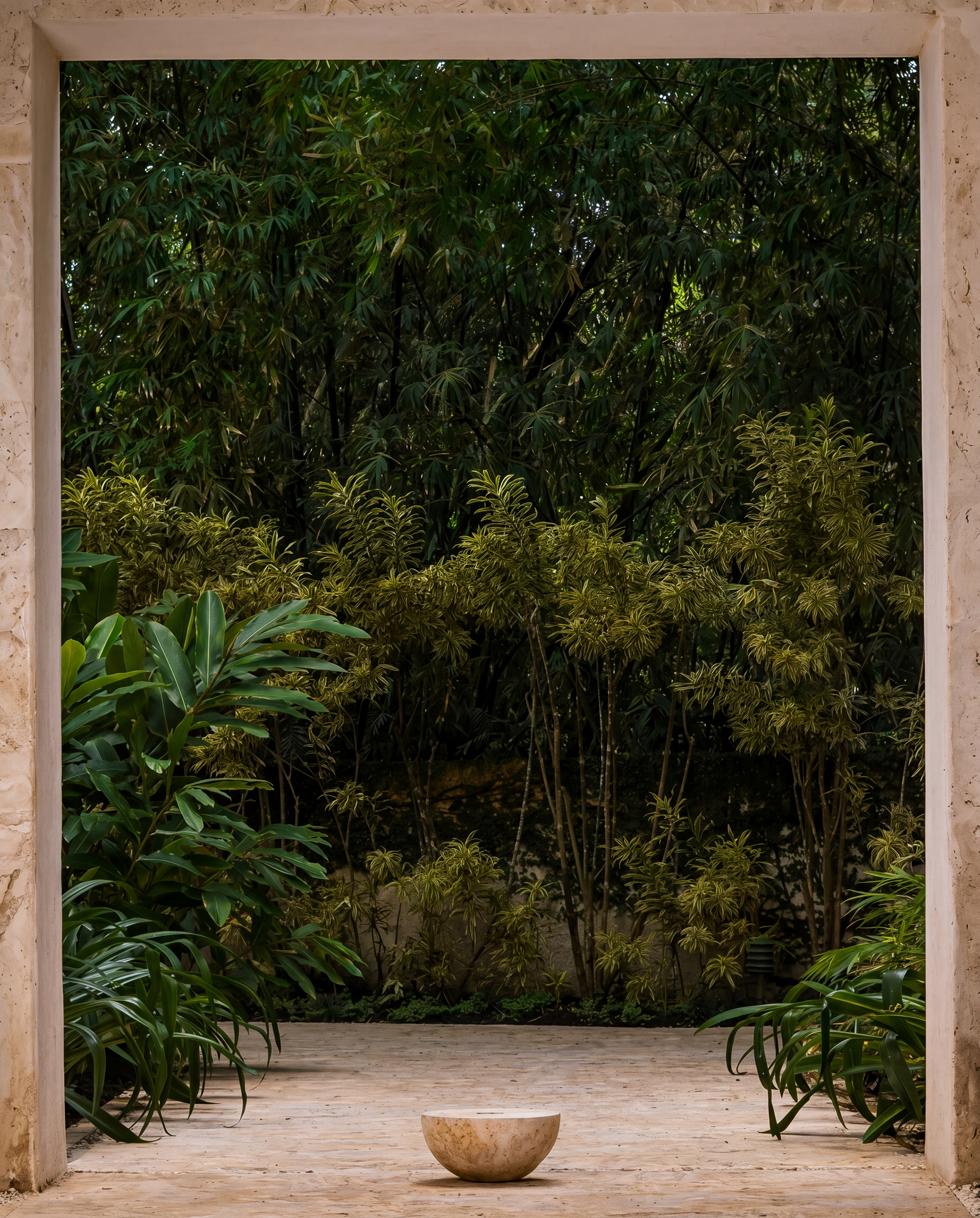 Marchanta NYC quiet luxury home scents campaign - Artisanal candle and Caribbean scenery